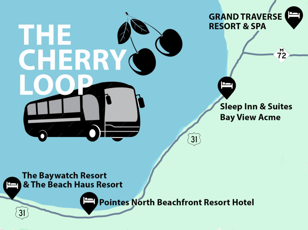 Cherry Loop Shuttle Map 2026